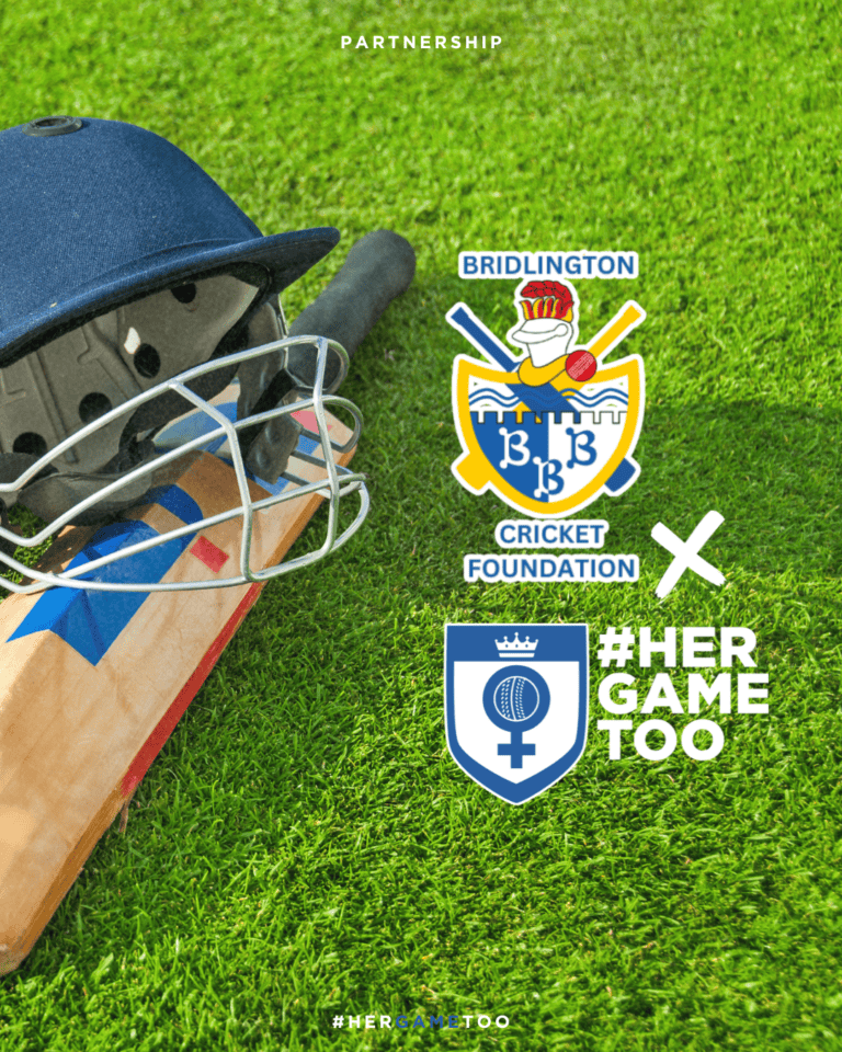 BCF x Her Game Too Cricket - Partnership Graphic