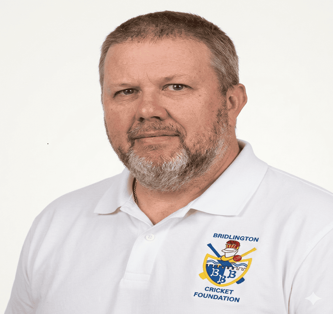 Carl Parkin, a Bridlington Cricket Foundation trustee