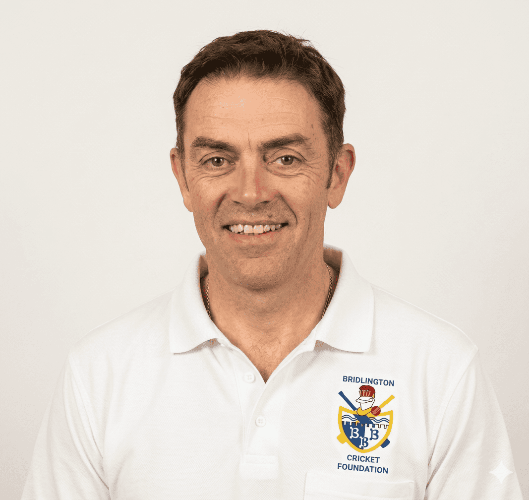 Cameron Boyes, a Bridlington Cricket Foundation trustee